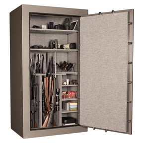 Tracker Safe TS45-GRY 45-Gun Fire Resistant Combination/Dial Lock Gun Safe, Gray