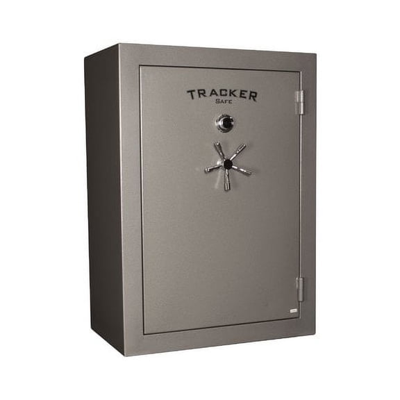 Tracker Safe TS64-GRY 64-Gun Fire Resistant Combination/Dial Lock Gun Safe, Gray