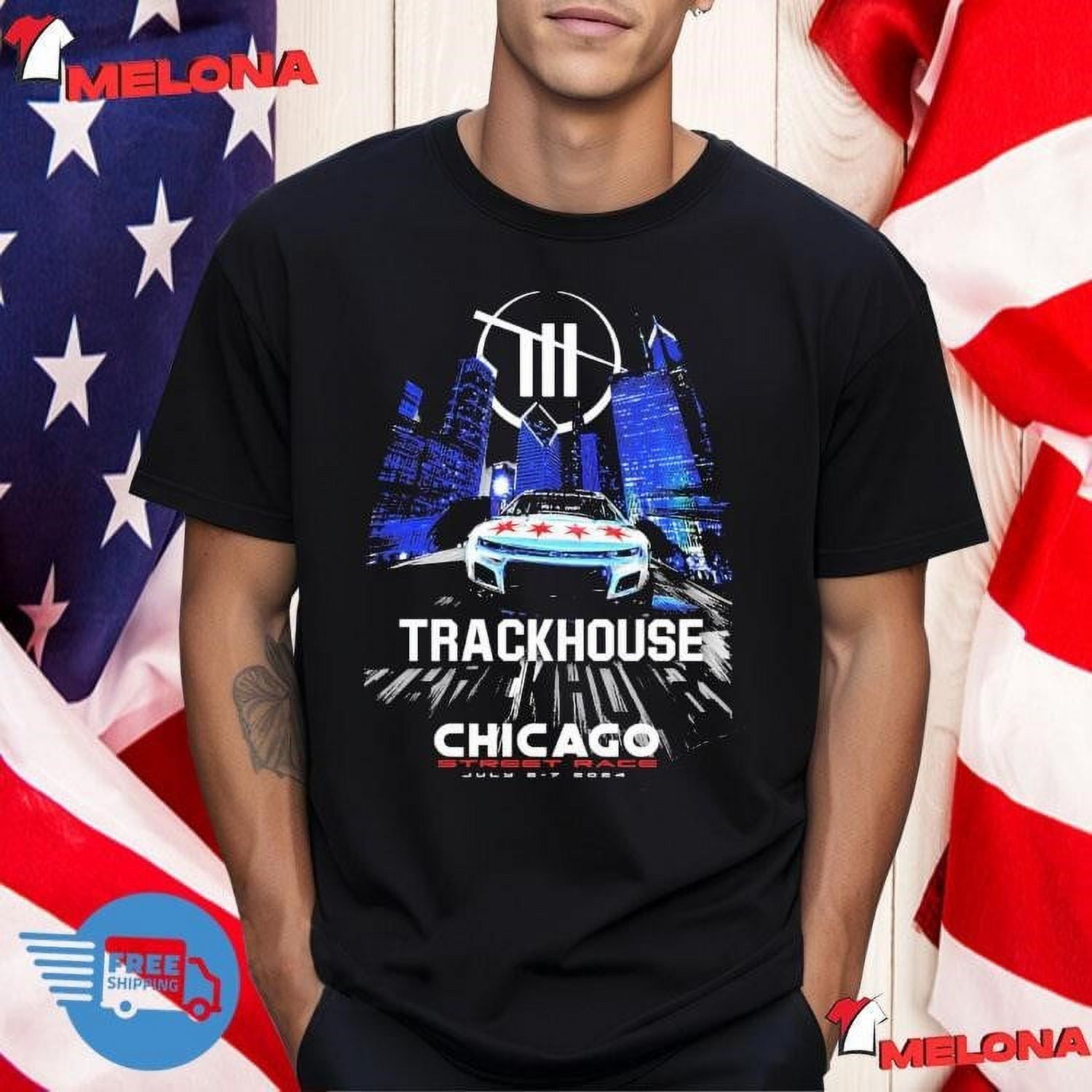 Trackhouse Chicago Street Race Nascar Weekend 2024 Tshirt