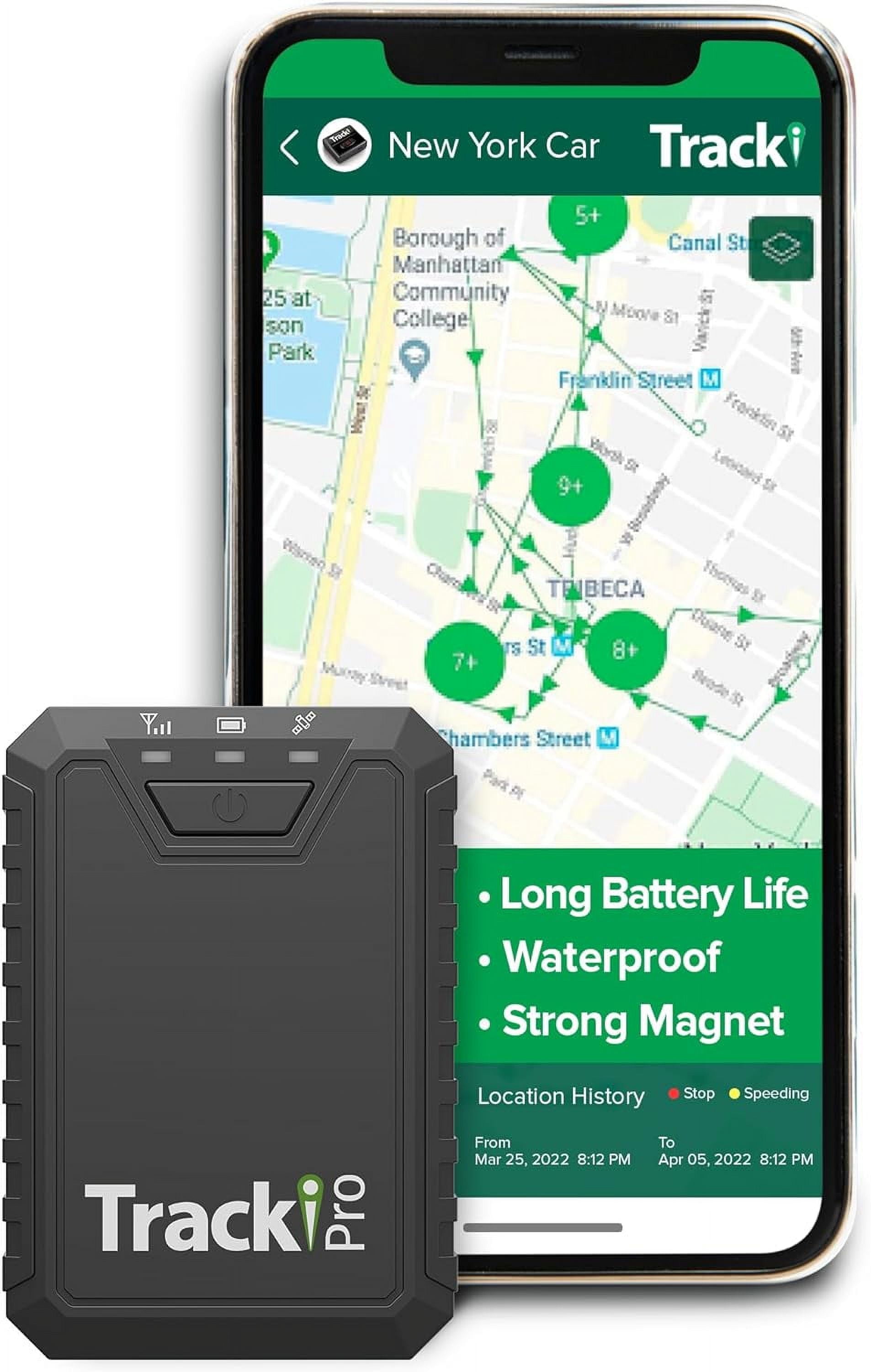 Tracki Pro GPS Tracker for Vehicles Waterproof Asset Real time