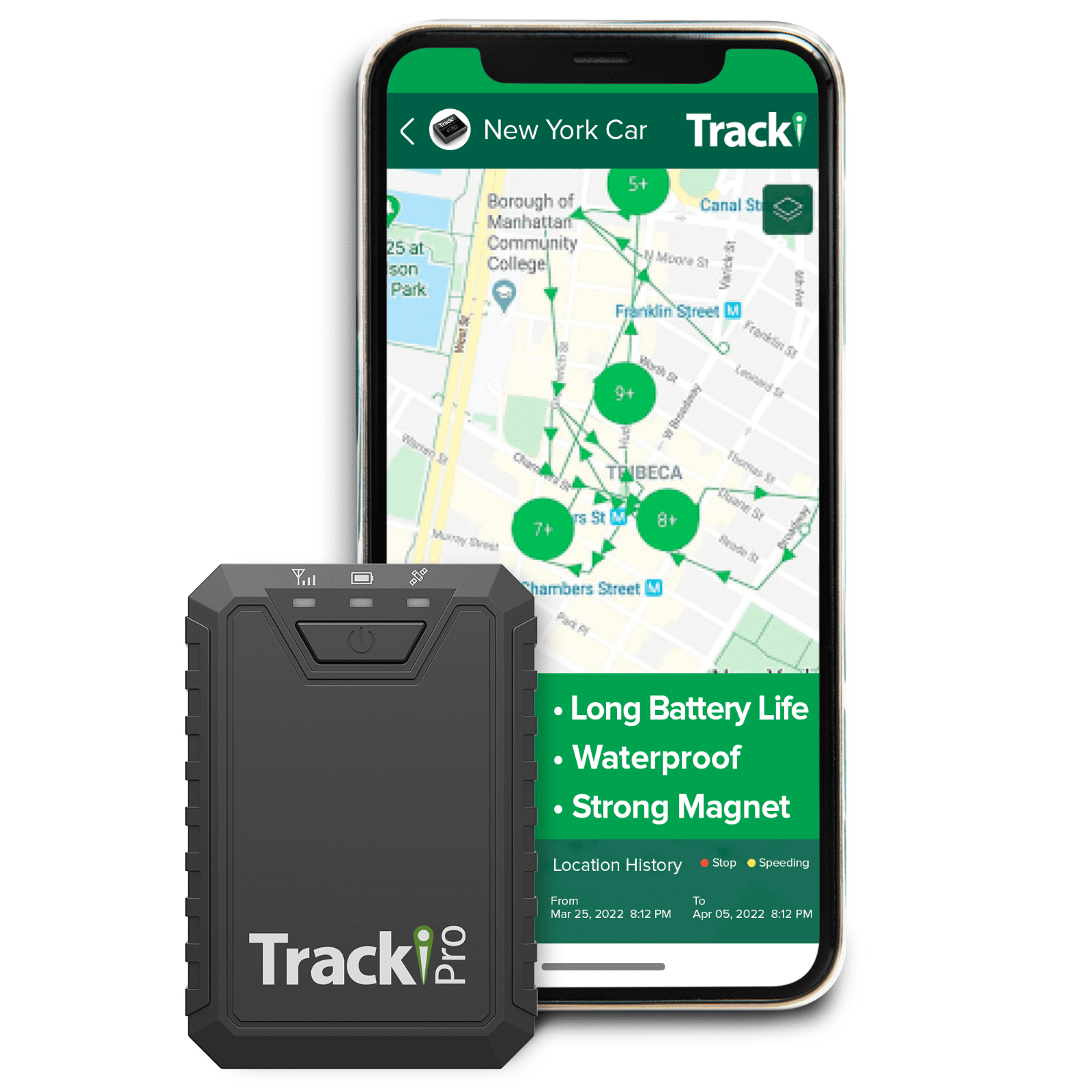 Tracki Pro GPS Tracker for vehicles 180 days battery 4G Tracking