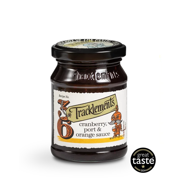 Tracklements Cranberry, Port & Orange Sauce 210g