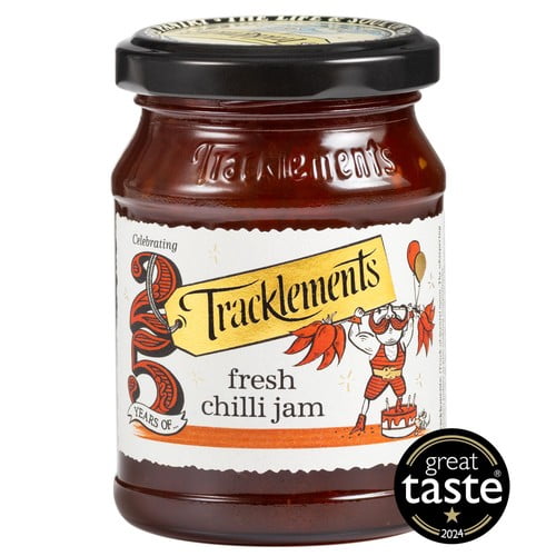 Tracklements Fresh Chilli Jam 210g, British Import (Pack of 2)