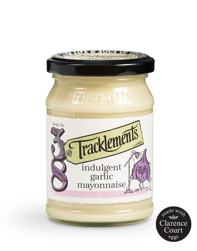 Tracklements Indulgent Garlic Mayonnaise 200g - Made in Britain