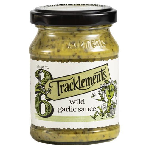 Tracklements Wild Garlic Sauce 140g, British Import (Pack of 2)