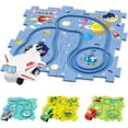 Trackmates Kids Car Track Set, 2024 Best Puzzle Racer Kids Car Track