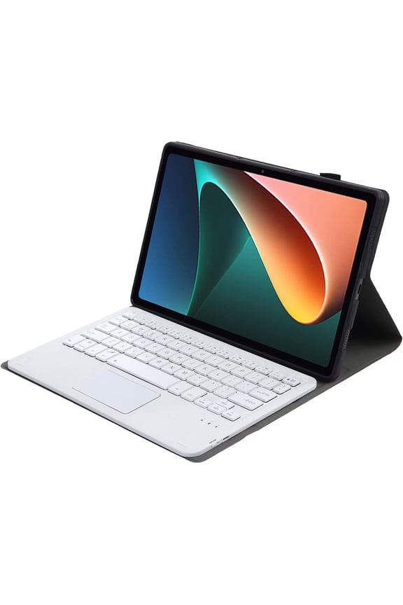 Trackpad Keyboard Case for Xiaomi Mi Pad 5/5 Pro, Detachable Wireless Keyboard w/Touchpad, Slim Lightweight Stand Cover