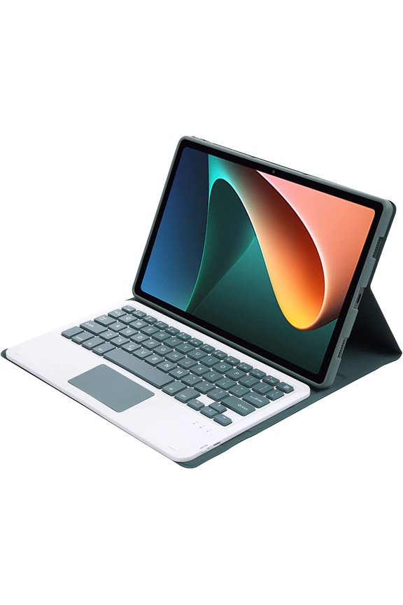Trackpad Keyboard Case for Xiaomi Mi Pad 5/5 Pro, Detachable Wireless Keyboard w/Touchpad, Slim Lightweight Stand Cover