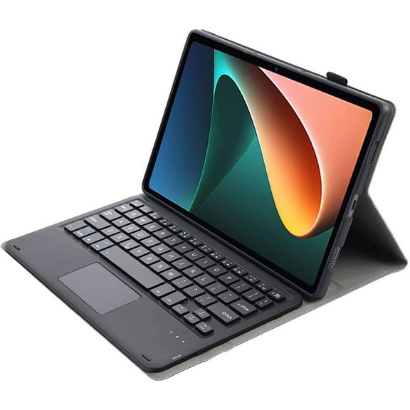 Trackpad Keyboard Case for Xiaomi Mi Pad 5/5 Pro, Detachable Wireless Keyboard w/Touchpad, Slim Lightweight Stand Cover
