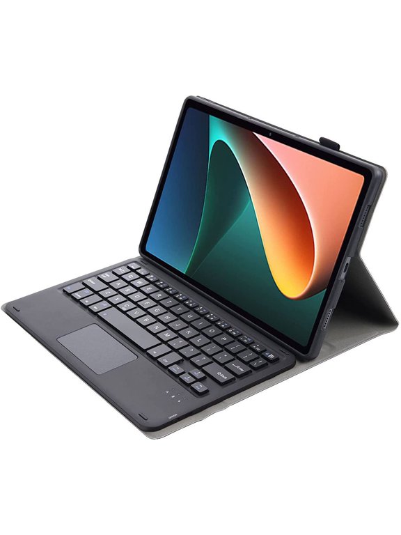 Trackpad Keyboard Case for Xiaomi Mi Pad 5/5 Pro, Detachable Wireless Keyboard w/Touchpad, Slim Lightweight Stand Cover