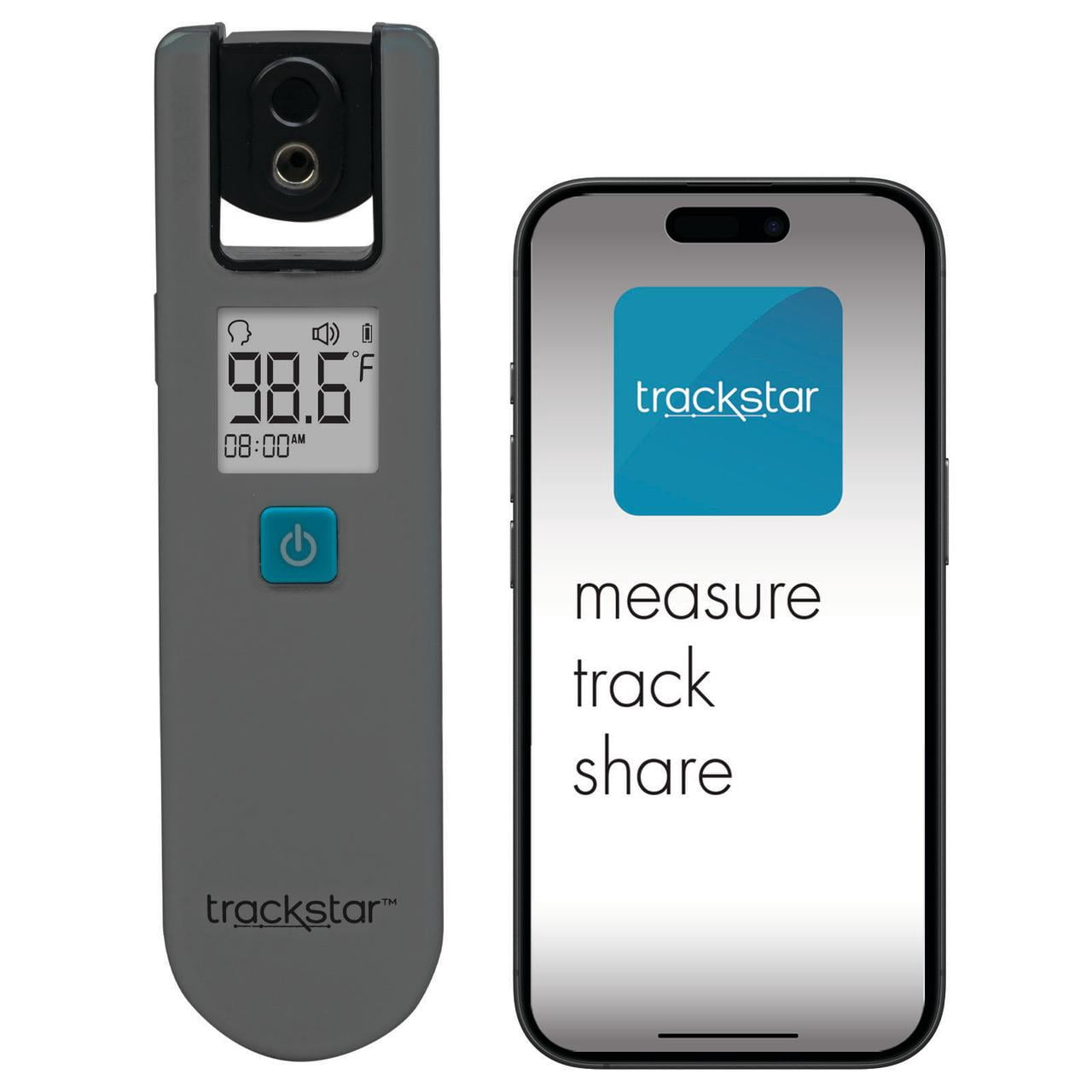 Trackstar Infrared Rotating Thermometer | Monitoring App | Measure, Track, Share