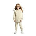 thumbnail image 1 of Tracksuit Athletic Sweatsuits Sets 2 Piece Long Sleeve Khaki Tracksuit Hoodie and Jogger Pants Fall Clothes 5-6 Years Old Boy Clothes Boys Girls Fashion, 1 of 3