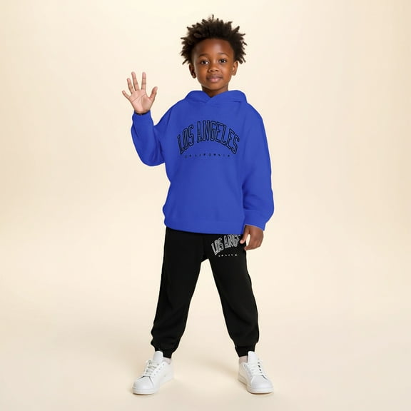 Tracksuit Athletic Sweatsuits Sets 2PC Long Sleeve Letter Print Basic Hoodie Leggings Pants Fall Clothes Kids Clothes Boys Boys Girls Fashion