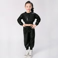 thumbnail image 1 of Girls Boys Sweatsuit Set 2 Piece Girls Sequin Outfit Long Sleeve Black Cropped Sequin Jacket Pants Set Clothes for Teen Girls 3T, 1 of 5