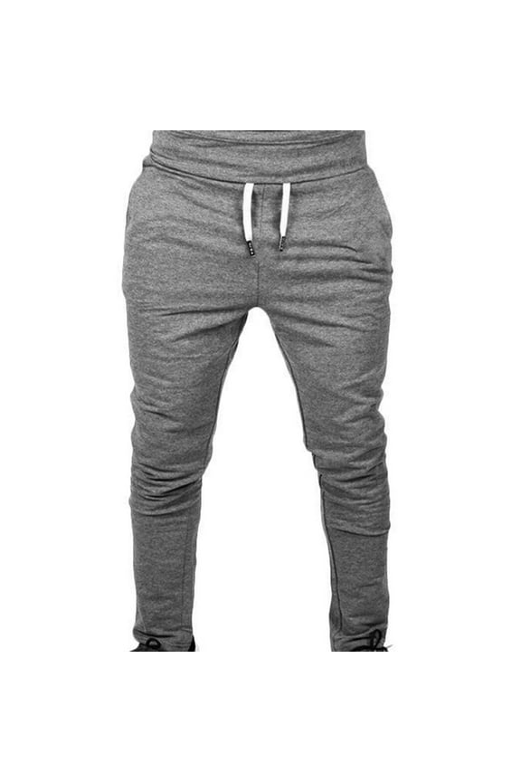 Tracksuit Bottoms Men,Mens Joggers Pant Solid Color Slim Sweatpants Skinny Elasticated Waist Running Sports Trousers Plain Training Pants with Pockets Activewear Track Pants for Workout