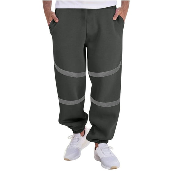 Tracksuit Bottoms Men Sale Clearance Stretch Joggers with Pockets Plain Sweatpants Loose Fit Casual Sport Pants Drawstring Elasticated Waist Pants Lightweight Workout Cuffed Jogging Bottoms