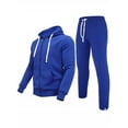 Tracksuit Men's Athletic Sweatsuits Casual Outfit for Men Fleece Hoodie
