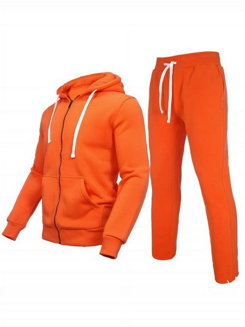 Tracksuit Men's Athletic Sweatsuits Casual Outfit for Men Fleece