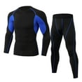 thumbnail image 1 of Tracksuit Sets For Men 2 Piece Workout Outfits Men's Leisure Sports Fitness Clothing Cycling Clothing Basketball Clothing Two-piece Quick-drying Long-sleeved Trousers, 1 of 2