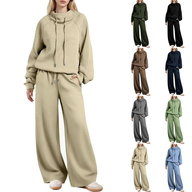 Tracksuit for Women Jogging Sweat Suits Piece Set Y2k Co Ord