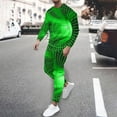 thumbnail image 1 of Tracksuits for Men Workout,Men's Tracksuit 3D Print Long Sleeve Round Neck Sweatshirts Tops Pants Set Two Piece Sweatsuits Outfits Sports Suit 2024 Clearance Sale, 1 of 5