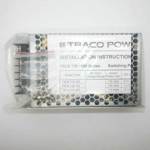 Traco Power 110W 5V 20A AC-DC Enclosed Power Supply TXLN 110-105
