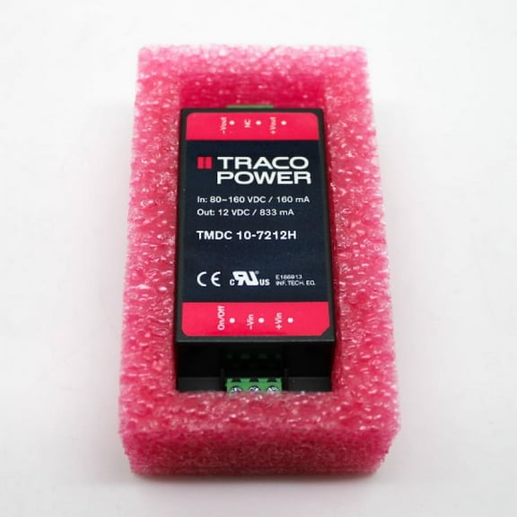 Traco Power 12VDC 833mA 10W Encapsulated DC-DC Converter TMDC 10-7212H