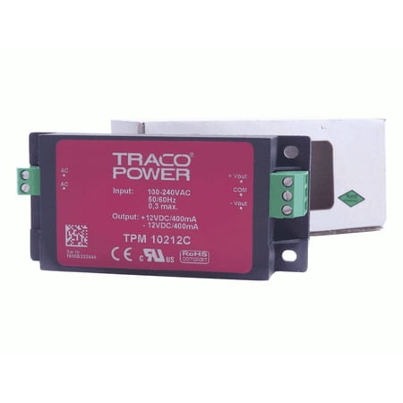 Tracopower 15W 12VDC 1.3A Embedded Switch Mode Power Supply TPM 15112