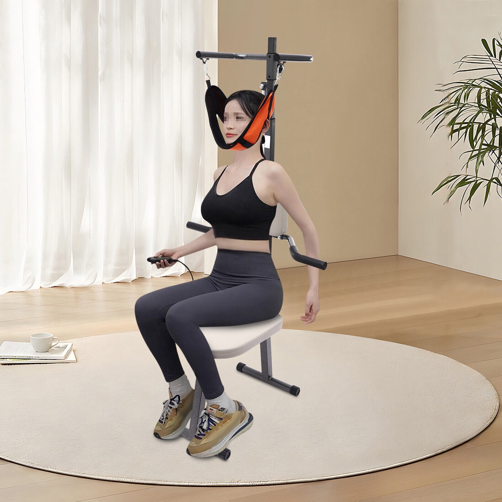 Traction & Stretch Decompression Machine Home & Gym Neck Traction Chair ...