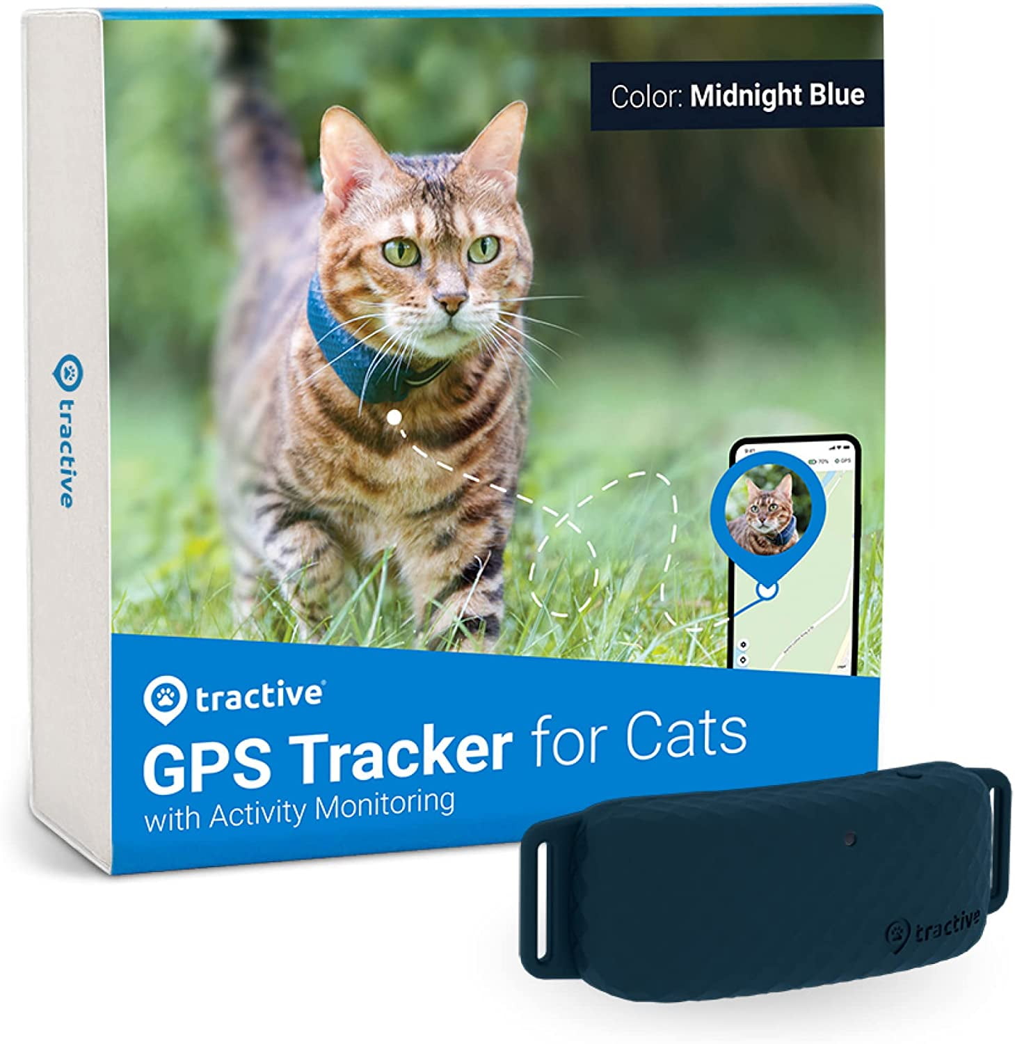 Harness attachment for Tractive GPS CAT tracker