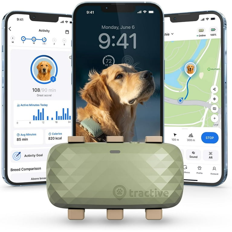 Tractive XL Smart Dog GPS Tracker with Vital Signs