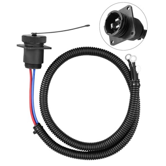 Tractor Aux Aftermarket Power Outlet Replaces JD RE51091 Mates to JD ...