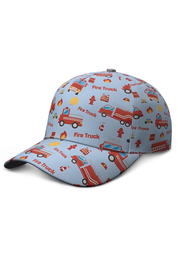 Tractor Baseball Cap – Adjustable Dad Hat Featuring Cartoon Construction Vehicle and Truck Design, Durable Snapback Style