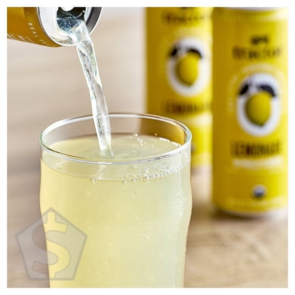 Tractor Beverage Co. Organic Lemonade 12 fl. oz. Can - 12/Case