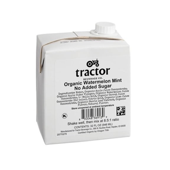 Tractor Beverage Co. Watermelon Mint, Organic - 32 floz