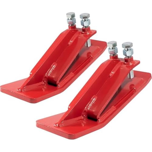 Tractor Bucket Protector Heavy Duty Bucket Protector Skid Shoes, Upgraded Snow Skids for Tractor Bucket, Loader Edge With Lock Nuts for Snow Plowing, Leaf Clearing & Driveway Work$$Garden & Patio