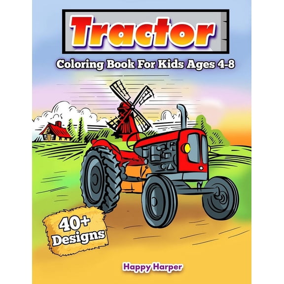 Tractor Coloring Book, (Paperback)