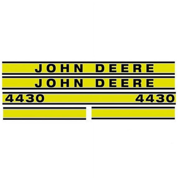 Tractor Decal Set Hood 4430 Yellow fits John Deere 4430 JD419