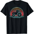 thumbnail image 1 of Tractor Farming Retro Vintage 80s Style Farmer Gift T-Shirt, 1 of 4