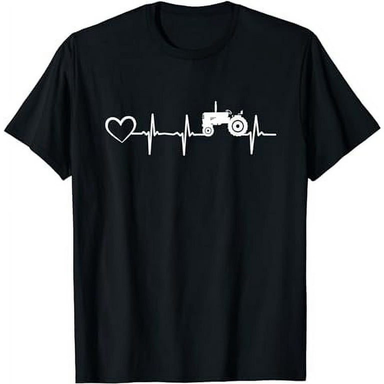Tractor Heartbeat Shirt - Best T-Shirt For Farmers Tractor Heartbeat Shirt - Best T-Shirt For Farmers