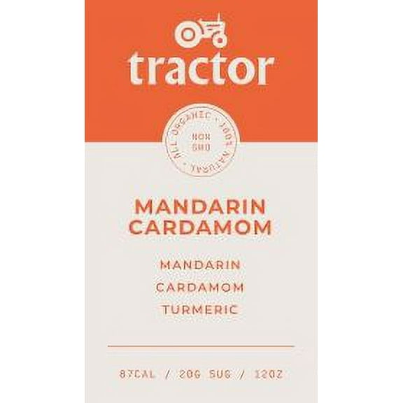 Tractor Beverage Co Organic Mandarin & Cardamom Concentrate, 12 Count, 12 Per Case
