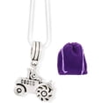 thumbnail image 1 of Tractor Necklace | Charm Snake Chain Necklace, 1 of 4
