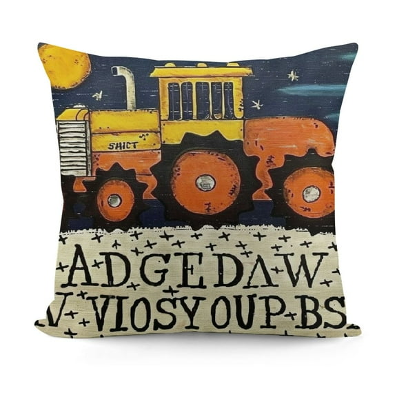 Tractor Pillow,Pillows for Kids,Pillow Covers,Pillows for Sleeping, Gifts, from
