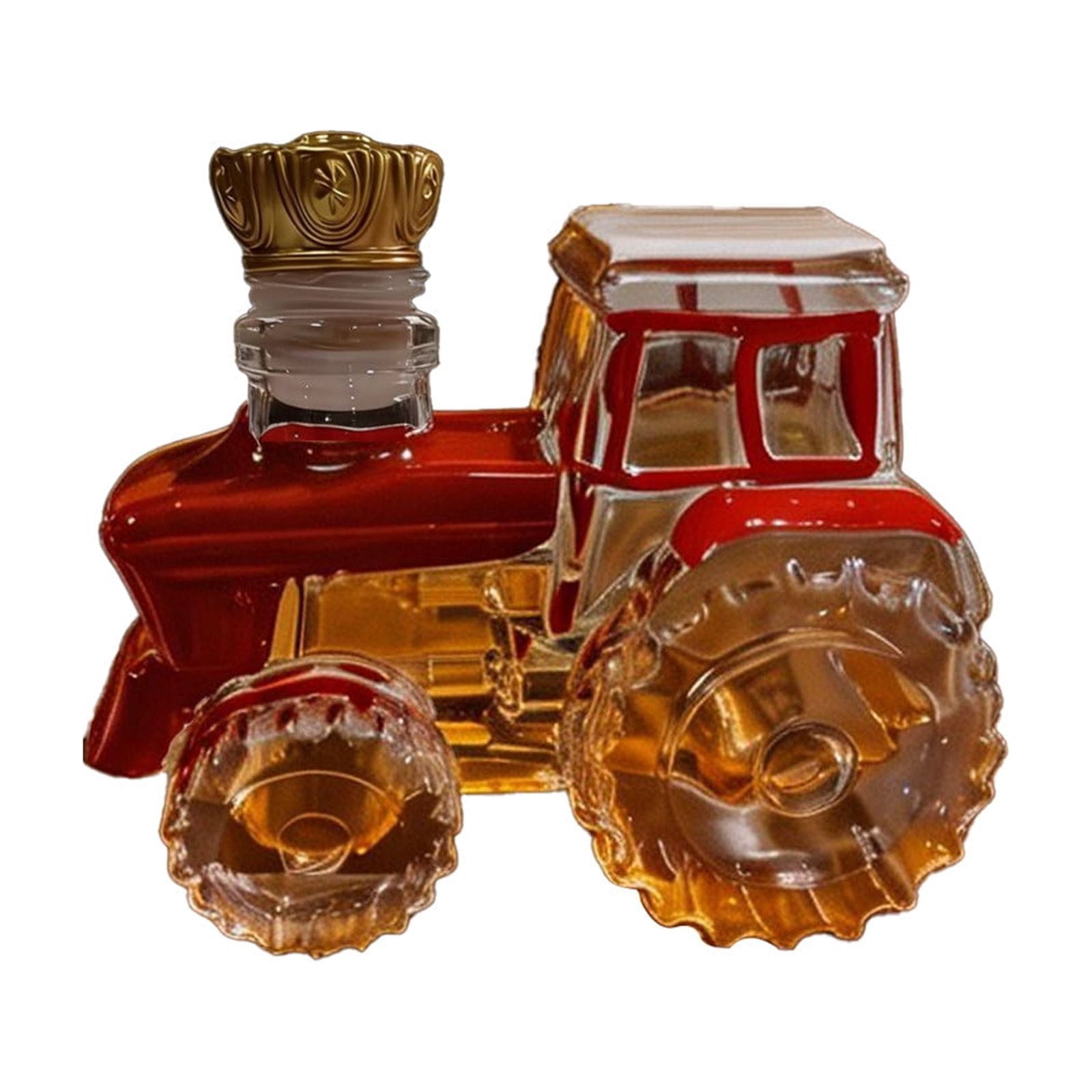 Tractor-Shaped Whiskey Bottle, Decorative Liquor Bottle for Display ...