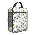 thumbnail image 1 of Tractor and Stars White Pattern Insulated Lunch Bag for Men Women,Waterproof Lunch Box for Work,Picnic or Travel,Thermal Insulation,10.63x9.06x3.54 Inches, 1 of 5