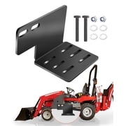 Tractor Step Compatible with Massey Ferguson GC 17xx Sub Compact with Front End Loader, Left Side Bolt-on Tractor Driver Step, Powder Coated Steel, 330 Pounds Maximum Load