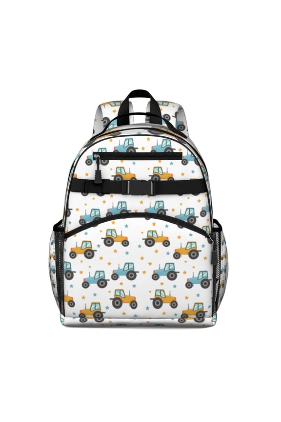Student Backpack Adjustable Shoulder Straps Chest Buckle Lightweight Durable School Backpack