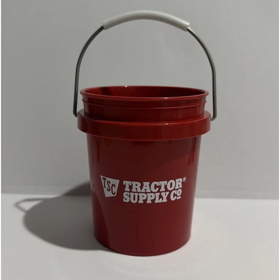Tractor Supply Company Red Mini Bucket 4"