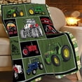 thumbnail image 1 of Tractor Throw Blanket Construction Truck Farm Tractor Blanket Gifts for Boys Girls Kids Adults Ultra Soft Cozy Fleece Warm Plush Lightweight Blanket Decor for Living Room Dorm Office 50''''X60'''', 1 of 4