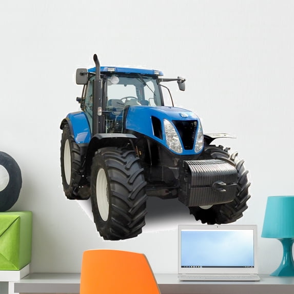 Tractor Wall Decal by Wallmonkeys Peel and Stick Graphic (24 in W x 23 in H) WM95363